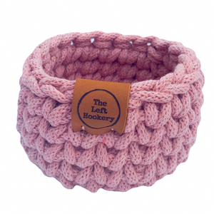 Tiny Chunky Crochet Basket | 4 Colours