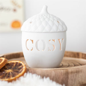 Ceramic Acorn Tea Light Holder