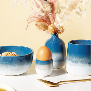 Mojave Glaze Glaze Egg Cup | Blue