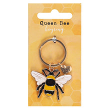 Load image into Gallery viewer, Queen Bee Keyring
