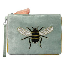 Load image into Gallery viewer, Velvet Bee Pouch
