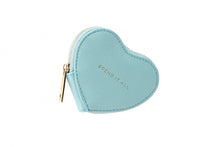 Load image into Gallery viewer, Sky Blue Heart Coin Purse
