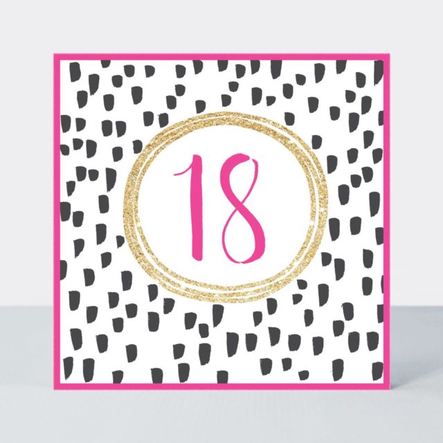 18th Birthday Card | Pink Fizz