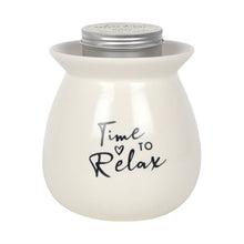 Load image into Gallery viewer, Time To Relax Wax Melt Burner Gift Set

