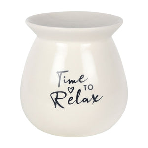 Time To Relax Wax Melt Burner Gift Set