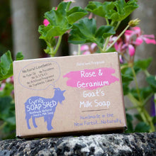 Load image into Gallery viewer, Rose &amp; Geranium Goats Milk Soap
