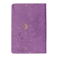 Load image into Gallery viewer, Celestial Purple Velvet Notebook
