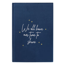 Load image into Gallery viewer, Celestial Blue Velvet Notebook
