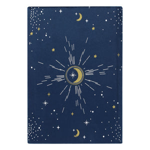 Celestial Blue Velvet Notebook