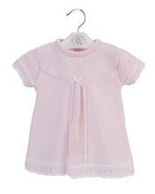 Load image into Gallery viewer, Knitted Baby Dress | Pink
