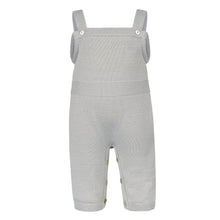 Load image into Gallery viewer, Knitted Dungarees | Newborn | Pink &amp; Grey
