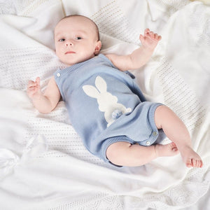 Bobtail Bunny Romper | Newborn | Pink & Blue