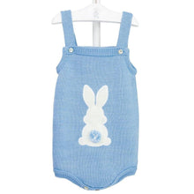 Load image into Gallery viewer, Bobtail Bunny Romper | Newborn | Pink &amp; Blue
