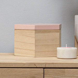 Pink Wooden Trinket Box