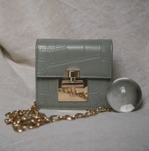 Load image into Gallery viewer, Mia Mini Croc Bag | Khaki

