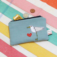 Load image into Gallery viewer, Seagull Embroidered Purse
