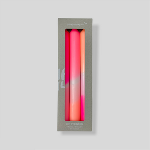 Dip Dye Neon Candles | Flamingo Dreams