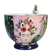 Load image into Gallery viewer, Tropical Frida Kahlo Cup
