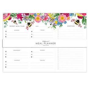 Meal Planner With Tear Off Shopping List | Bee Design