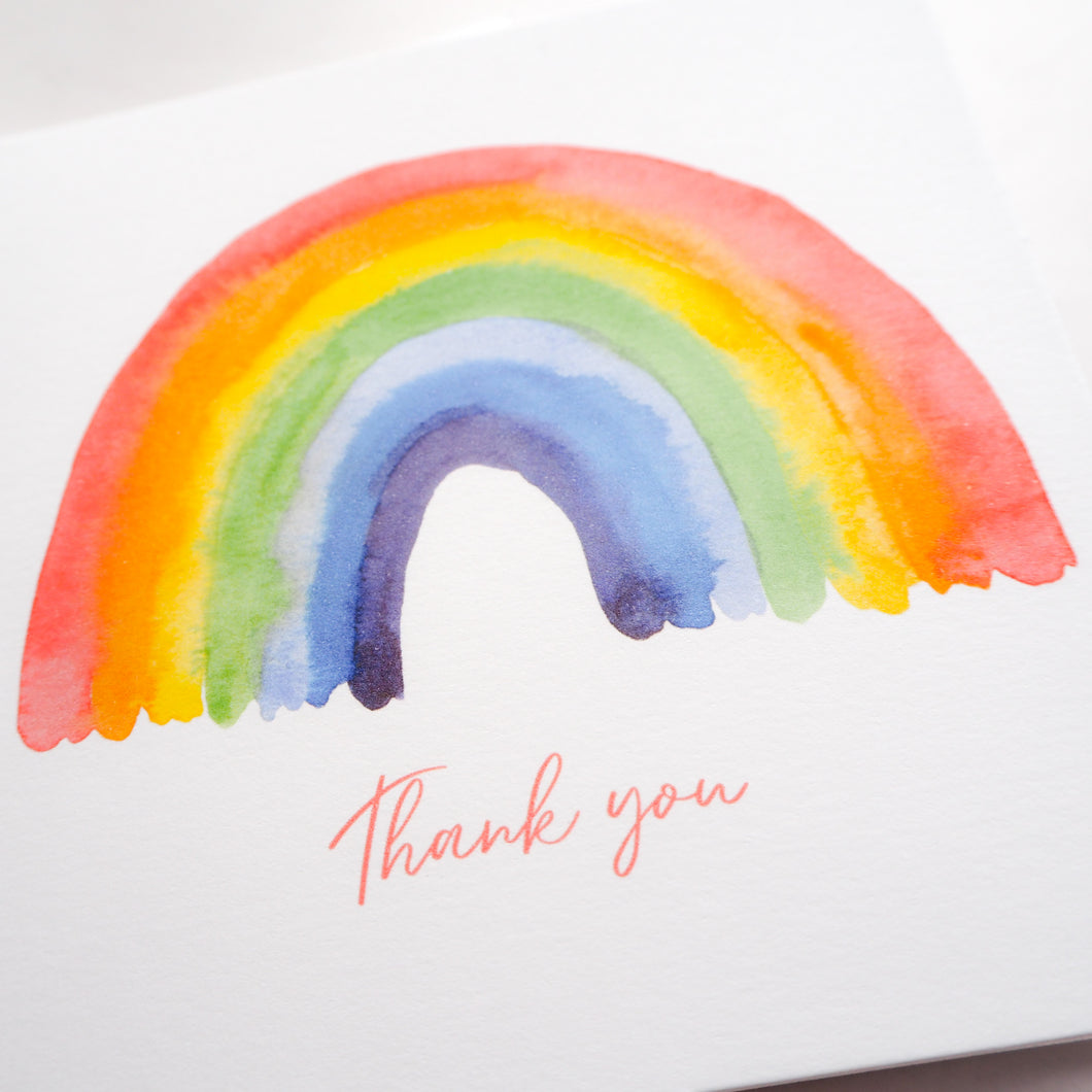 Rainbow Thank You Cards | Set Of 3