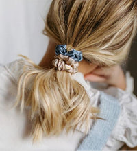 Load image into Gallery viewer, Silk Scrunchie | Grey | Bangle Bands

