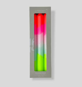 Dip Dye Neon Candles | Lollipop Trees