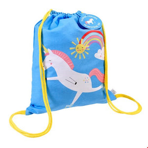 Unicorn Rainbow Drawstring Bag